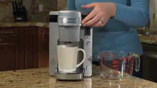 Cuisinart Single Serve SS300 Maintenance Video Removing mineral Deposits by Descaling [upl. by Aenej72]