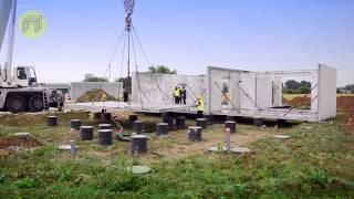 Les constructions modulaires en béton préfabriqué [upl. by Jeanine495]