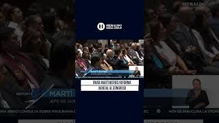 Al estilo de AMLO Martí Batres presenta reforma judicial en CDMX [upl. by Ibmat560]