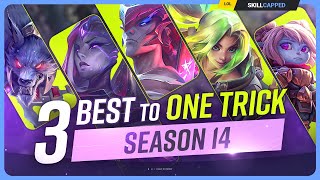 The 3 NEW BEST Champions to ONE TRICK for EVERY Role  League of Legends  Season 14 [upl. by Halimaj103]