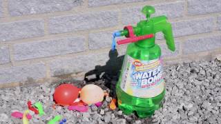 ToiToys International  instruction video  65195 Water Balloon Pump incl Tie Tool [upl. by Enois]