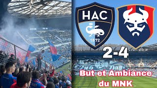 Havre AC 24 SM Caen  J30 Ligue 2 202122 Buts du Derby Normand et ambiance folle du MNK  Vlog6 [upl. by Camile]