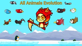 All Animals Evolution And Lunar Dragon Kills Boss Players EvoWorldio [upl. by Aramad]