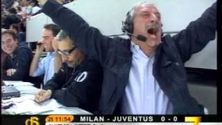 Direttastadio 7Gold  ZULIANI vs CRUDELI Milan 1  1 Juve [upl. by Harak248]