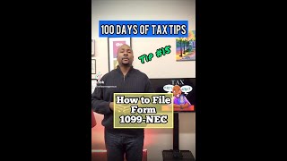 How to fill out IRS Form 1099NEC  Tip No 15 shorts 100DOTT [upl. by Karissa]