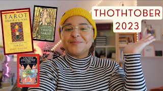 welcome to thothtober how im studying thoth tarot this month books decks and more [upl. by Cohdwell157]