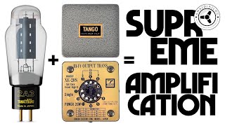 Supreme amplification  2A3 tubes  Tango transformers [upl. by Adnahsat]