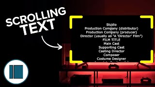 How to Add Scrolling Text in Shotcut [upl. by Aihseyk887]
