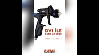 Devilbiss DV1 İle Daha Az Ürün Kullanımı ve Benzeri Görülmemiş Atomizasyon 💯 devilbiss otoboya [upl. by Sedda]