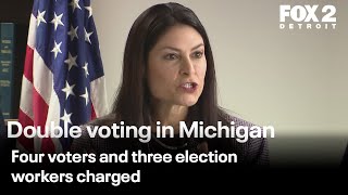 Election FRAUD in Michigan after double voting report [upl. by Ayekahs979]