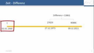 Excel  1904 Datumsformat  Datumswert  Wichtig für Zeitberechnung [upl. by Kalle312]