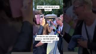 Partystimmung beim Nena Konzert auf Rügen in Zeiten von Corona [upl. by Anaugahs]