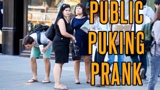 Public Puking Prank  Chris Klemens [upl. by Theobald]