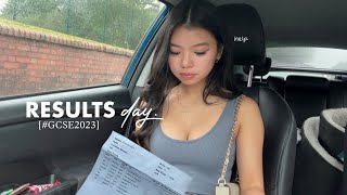 vlog GCSE results day 2023  I cried like crazy [upl. by Prussian]