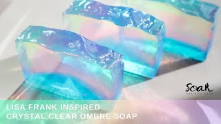 Melt And Pour Soap Making Tutorial  How To Make Ombre Soap [upl. by Hgieleak]