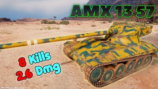 AMX 13 57  8 Frags 26K Damage Master by player LEdeluxe02 [upl. by Hewet]