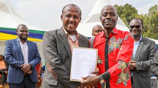 Issuance of plots allotment letters of KIKIMA township by Gov Mutula Jr [upl. by Almap]