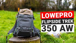 LOWEPRO Flipside TREK 350 AW Review [upl. by Acus]