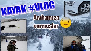 KORONA PANDEMIDE KAYAK KAYMA VLOGG  YARISMA YAPTIK KIM KAZANDI  ARABAMIZA VURDULAR [upl. by Dosi]