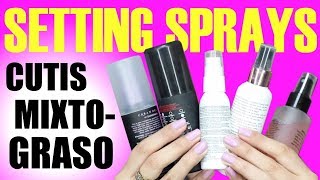 TOP 5 FIJADORES DE MAQUILLAJE PARA PIEL GRASA  SETTING SPRAYS MATIFICANTES  MARIEBELLE COSMETICS [upl. by Hadrian]