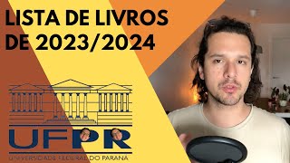 UFPR 20232024  Lista de Livros de Literatura e Leitura Obrigatória [upl. by Abbate]