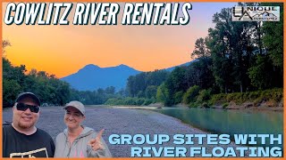 BEST GROUP HIPCAMP WITH RIVER ACCESS IN WASHINGTON   COWLITZ RIVER RENTALS [upl. by Gabriell]