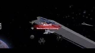 Chimaera with Tie Interceptor amp Tie Defender 5 star vs Executor standard setup [upl. by Marasco]