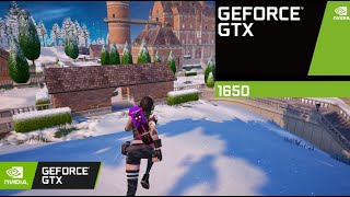 Fortnite on GTX 1650 4GB  1080p High Settings [upl. by Notla972]