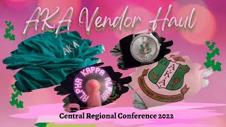 AKA Vendor Haul 💕💚💕 SHOPPING WITH ALPHA KAPPA ALPHA CRC AUTHORIZED VENDORS CRC March 2022 [upl. by Lleze]