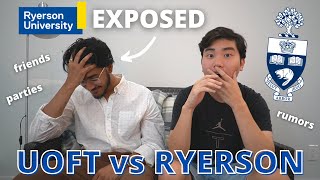 UOFT vs RYERSON  WHICH SCHOOL IS BETTER Toronto Metropolitan University  TMU [upl. by Haodnanehs]