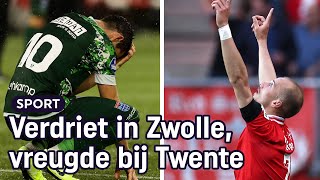 Twente gaat Europa in PEC Zwolle degradeert  De Oosttribune  RTV Oost [upl. by Lindemann]