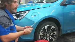 Car dent Repair Kit how to use the slide hammer [upl. by Notseh]