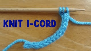 How to Knit an ICord [upl. by Letsou]