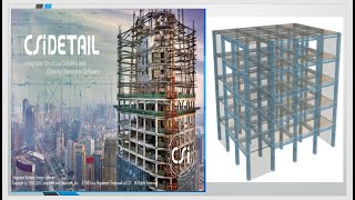 CSi Detail for generating detailing output Building data exported from ETABS [upl. by Pride436]