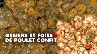 Confit créole de gésiers et de foies de poulet [upl. by Wells581]