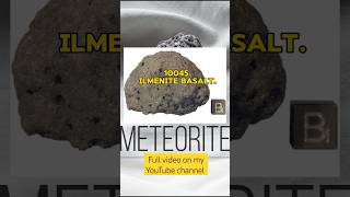 sample 10044 ilmenite basalt lunar rock sample meteorite lunar [upl. by Gnilyarg455]