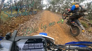 Navigating like a Dakar Pro Myrtleford Dirt Bike Rally Shakedown  Open Roads 2023  Yamaha WR450F [upl. by Phares]