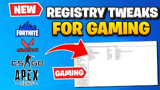15 Registry Tweaks To Optimize Windows 1011 For Gaming [upl. by Mareah204]