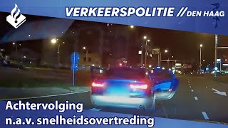 Achtervolging naar aanleiding van snelheidsovertreding  highspeed chase [upl. by Ittocs]