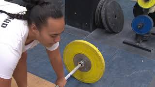 Ngāpuhi weightlifter Kanah Andrews Nahu breaks records at Arafura Games [upl. by Dagley]