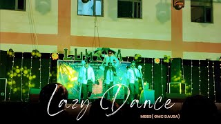 Gmc Dausa  Lazy dance by mbbs students  expressionless dance  freshers party  lumina 2k24 [upl. by Ehtiaf]