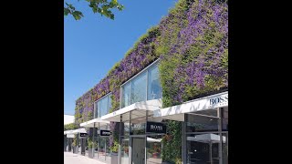 2000 square metres of living walls transform the McArthurGlen Ashford Designer Outlet [upl. by Sulokcin]