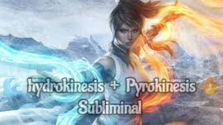 🔥 Pyrokinesis  Hydrokinesis 🌊 Subliminal  100 affirmations  Gives results results 💜 [upl. by Aneram624]