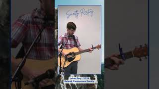 Sweetly Resting  Roland Zimmerman Family bluegrassgospel bluegrassguitar hymn duet [upl. by Namlak]