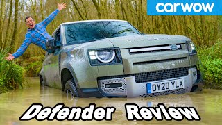 Land Rover Defender 2021 indepth on and offroad REVIEW [upl. by Nomelif113]