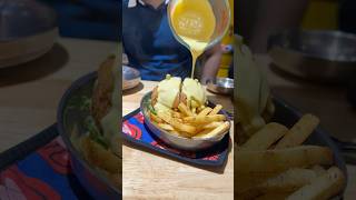 Volcano Cheese 🫕 Burger 🍔 with Bitter Chocolate 🍫  Most Expensive Veg Cheese Burger 🍔 [upl. by Adai]