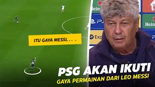 “Dia Berlari lebih Cepat Dengan Bola” Inilah Alasan Lucescu Messi Diperbolehkan Berjalan di Lapangan [upl. by Yllod]