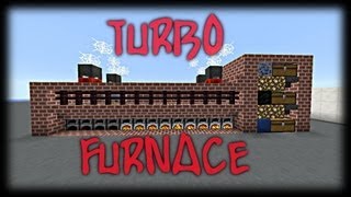 Minecraft ShowcaseTutorial Industrial Furnace Array [upl. by Orten839]