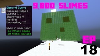 Skyblock quottécnicoquot  EP18  Slime gigante y la espada perfecta [upl. by Enerol]