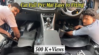 How to Instal Car Full Pvc Mat  Easy Car Floor Lamination  Tamil4U [upl. by Elinor]